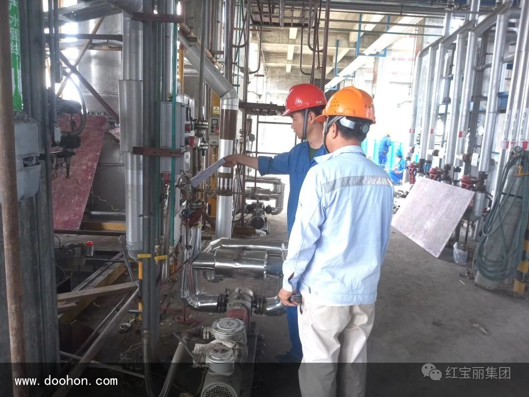 紅寶麗聚氨酯公司爭分奪秒趕工期，搶出檢修“加速度”（干貨滿滿）