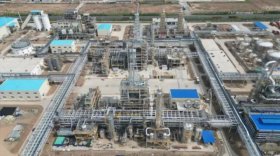 新疆新業20萬噸/年發泡BDO項目所有設備安裝完畢